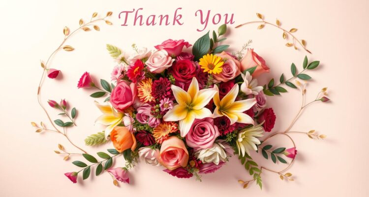 Podziękowania dla gości na 60 urodziny