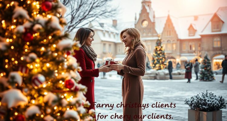 Życzenia świąteczne dla klientek